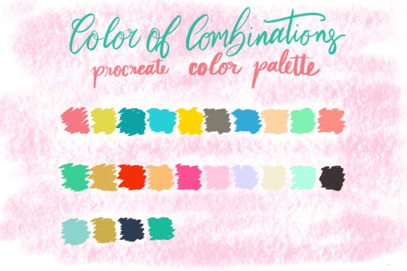 Colors of Combinations: Elevating Digital Art with Curated Procreate Palettes