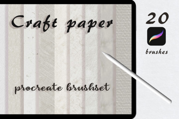 Craft Paper Procreate Brushset Guide