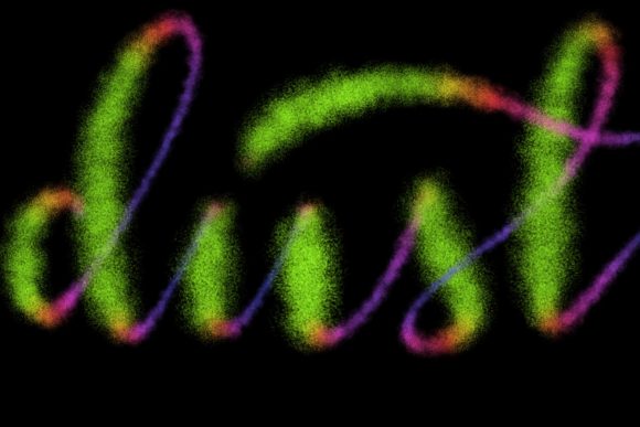 Enhancing Digital Calligraphy with the Procreate Brush - Fairy Dust Colored