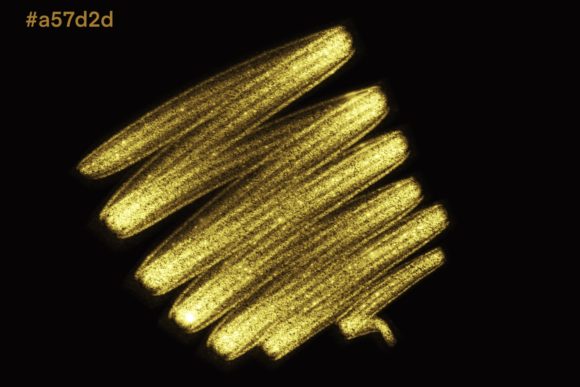 Enhancing Digital Lettering with the Glitter Gold Butter Brush for Procreate