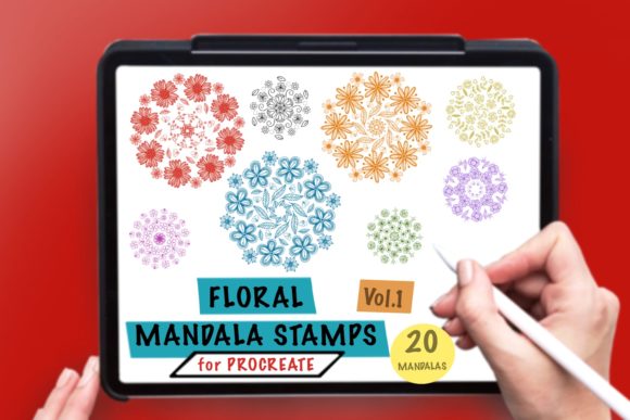 Evaluating Floral Mandala Stamps for Procreate Vol1