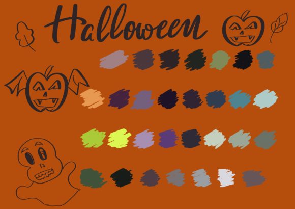 Halloween Palette: A Procreate Color Set for Seasonal Digital Art