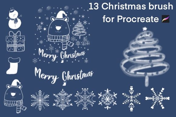 Mastering Holiday Illustrations with Procreate Brush and Christmas Brush Stamps