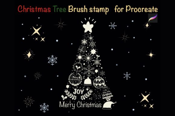 Mastering the Christmas Tree Brush Stamp Procreate