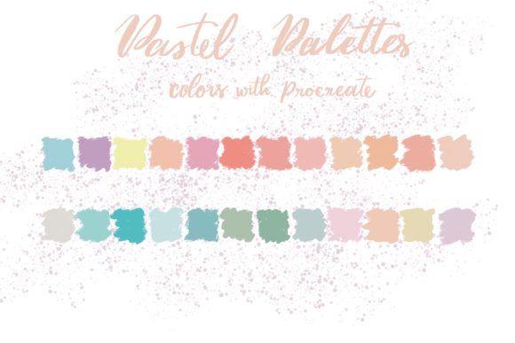 Pastel Colors for iPad: Soft Tones for Procreate