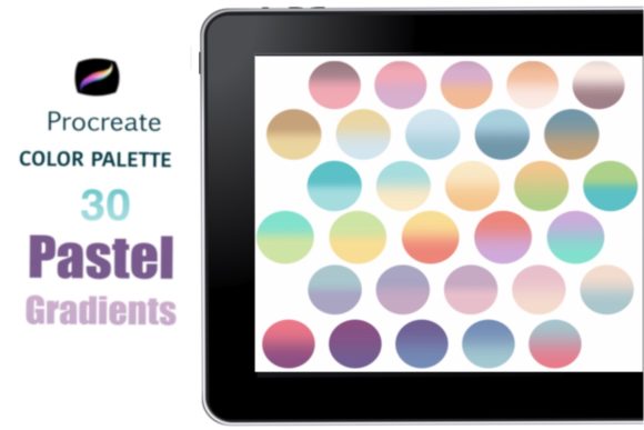 Pastel Gradient Procreate Color Palette Guide