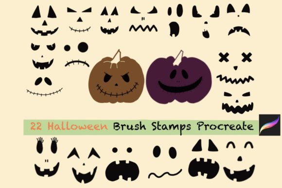 Spook Up Your Digital Art: Mastering the 22 Halloween Brush Stamps for Procreate