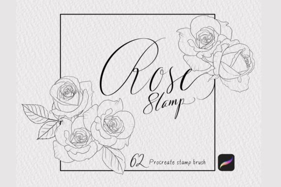 Strategic Visual Communication with the Rose Stamp Procreate Brush